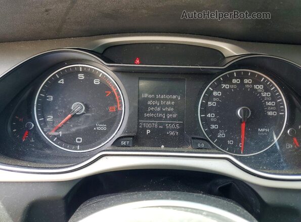 WAUBFAFL0GN003411 2016 AUDI A4 Black Vista del cuadro de instrumentos