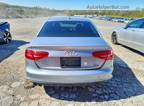 WAUBFAFL0GN009497 2016 AUDI A4 Серебряный Вид сзади