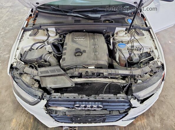 WAUBFAFL6GN015191 2016 AUDI A4 White Вид задньої частини салону