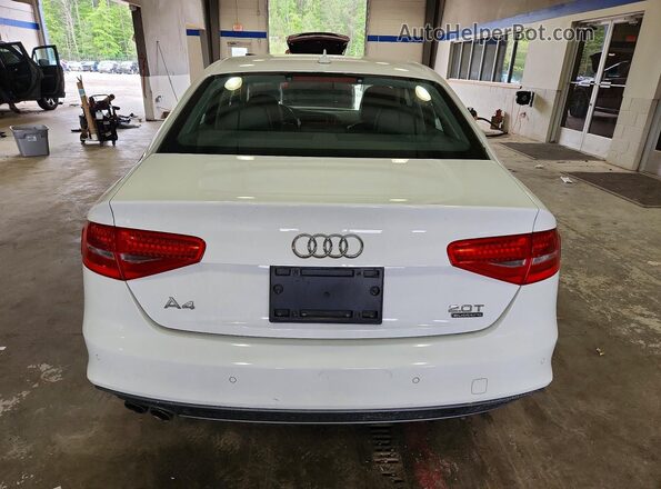 WAUBFAFL6GN015191 2016 AUDI A4 White Вид ззаду