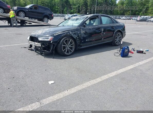 WAUBFAFLXGN014268 2016 AUDI A4 Черный Передняя левая четверть