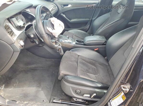 WAUBGAFL1GA002854 2016 AUDI S4 Blue Widok wnętrza z przodu