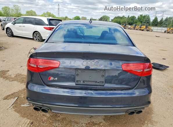 WAUBGAFL1GA002854 2016 AUDI S4 Blue Widok z tyłu