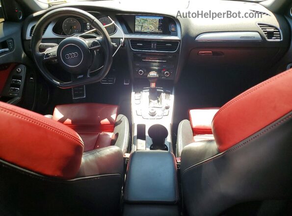 WAUBGAFL3GA008218 2016 AUDI S4 Black Widok deski rozdzielczej