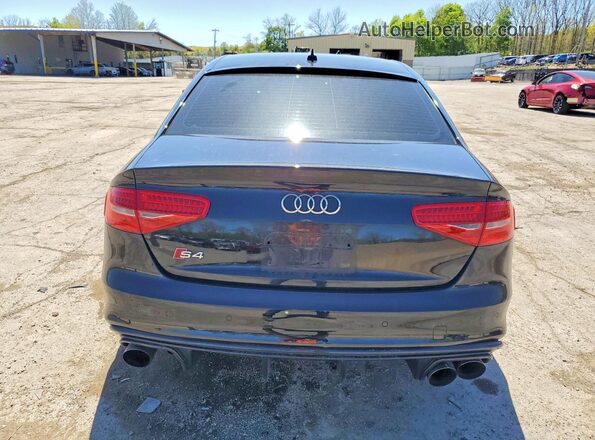 WAUBGAFL3GA008218 2016 AUDI S4 Black Widok z tyłu