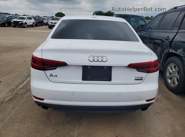 WAUBNAF41HN030064 2017 AUDI A4 White Вид ззаду