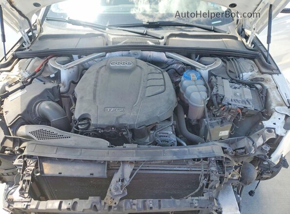 WAUBNAF41HN030064 2017 AUDI A4 White Вид задньої частини салону