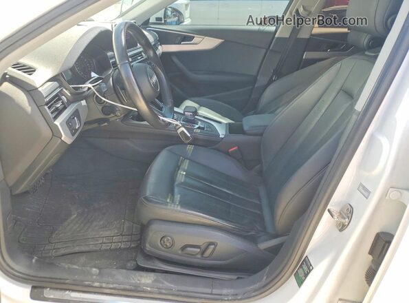 WAUBNAF41HN030064 2017 AUDI A4 White Вид салону спереду
