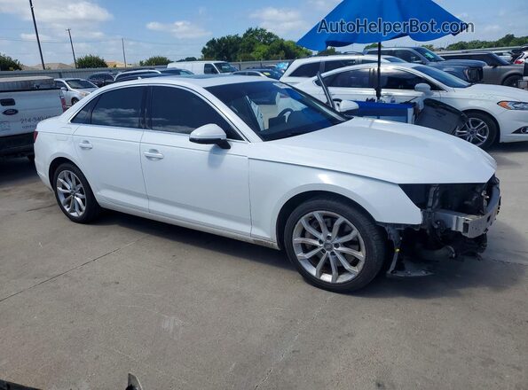 WAUBNAF41HN030064 2017 AUDI A4 White Передня права чверть