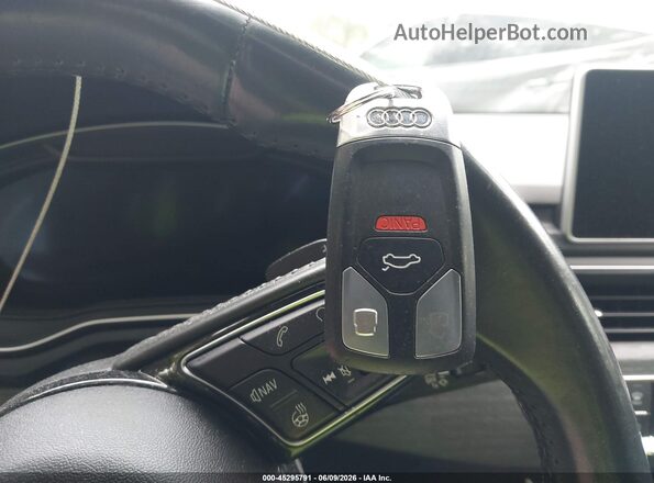 WAUBNCF50JA061775 2018 AUDI A5 White Dashboard view