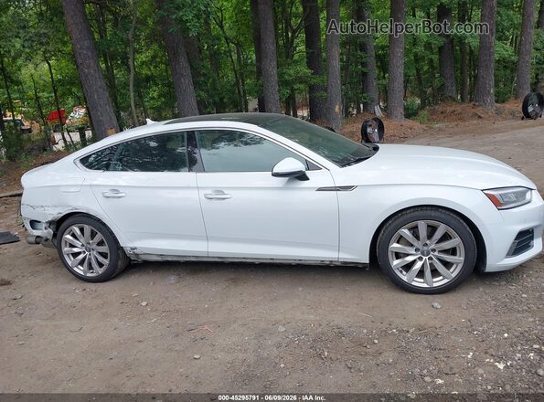 WAUBNCF50JA061775 2018 AUDI A5 White Rear interior view