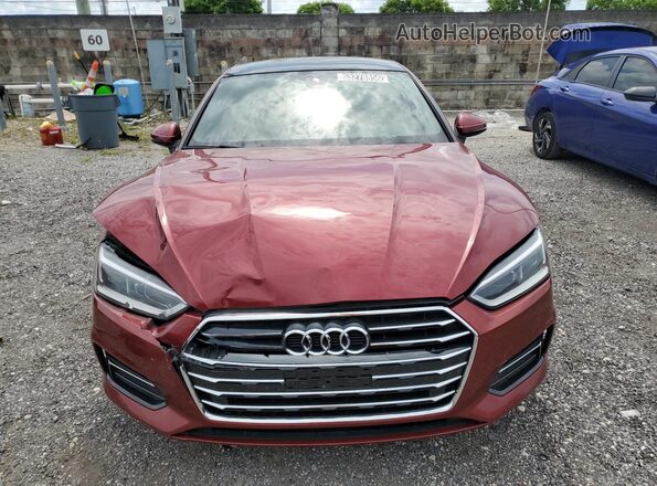 WAUBNCF51JA112281 2018 AUDI A5 Красный 