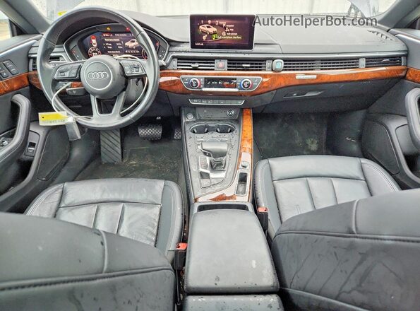 WAUBNCF53KA006187 2019 AUDI A5 Gray Вид панелі приладів