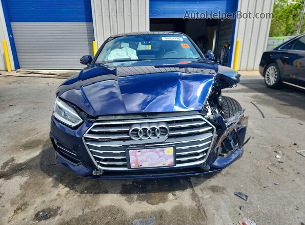 WAUBNCF53KA029517 2019 AUDI A5 Blue Вид спереду
