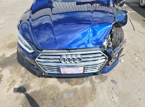 WAUBNCF53KA029517 2019 AUDI A5 Blue Вид задньої частини салону