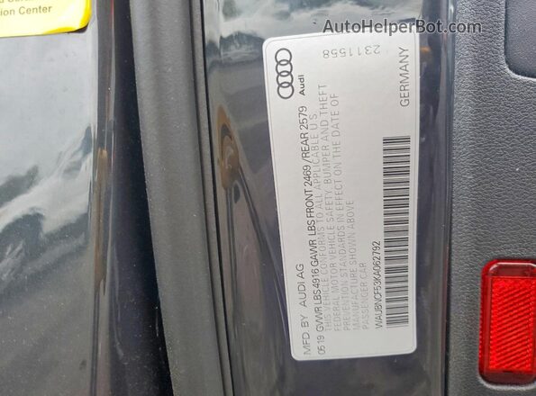 WAUBNCF53KA062792 2019 AUDI A5 Серый 