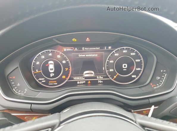 WAUBNCF53KA062792 2019 AUDI A5 Серый 