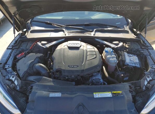 WAUBNCF55JA129763 2018 AUDI A5 Gray Widok wnętrza z tyłu