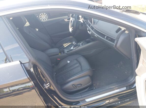 WAUBNCF58KA037239 2019 AUDI A5 Black Widok wnętrza z przodu