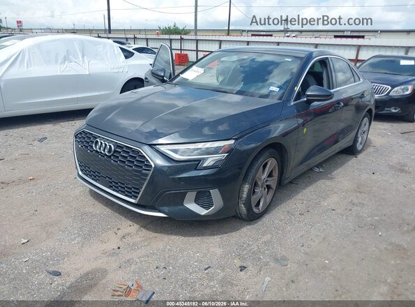 WAUBUDGY8PA043146 2023 AUDI A3 Gray წინა მარცხენა ხედი სამი მეოთხედიდან
