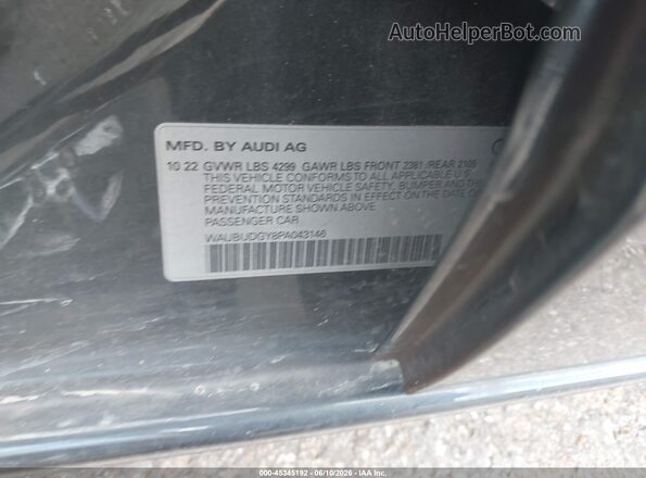 WAUBUDGY8PA043146 2023 AUDI A3 Gray ძრავის განყოფილების ხედი