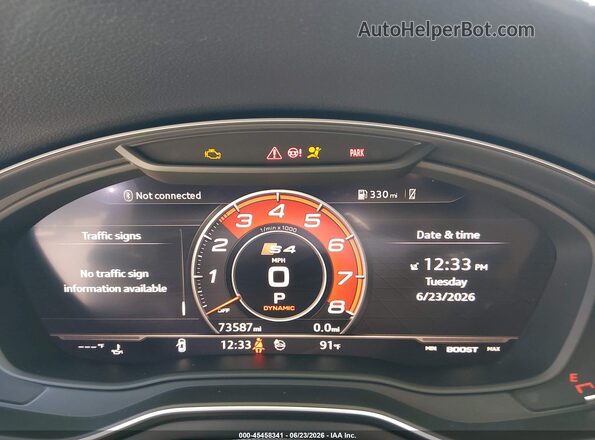 WAUC4AF41KA002111 2019 AUDI S4 Синий Вид задних сидений