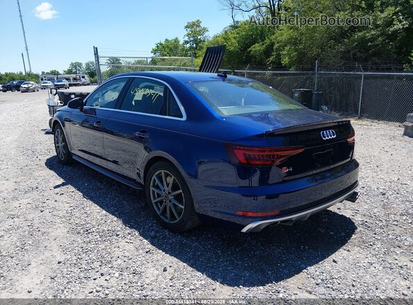 WAUC4AF41KA002111 2019 AUDI S4 Синий Задняя левая четверть