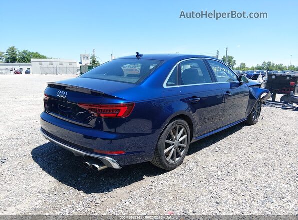 WAUC4AF41KA002111 2019 AUDI S4 Синий Задняя правая четверть