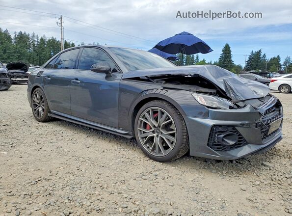 WAUC4AF42MA030471 2021 AUDI S4 Gray 