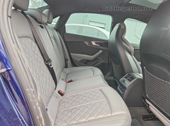 WAUC4AF42MA065141 2021 AUDI S4 Blue Հետևի նստատեղերի տեսք