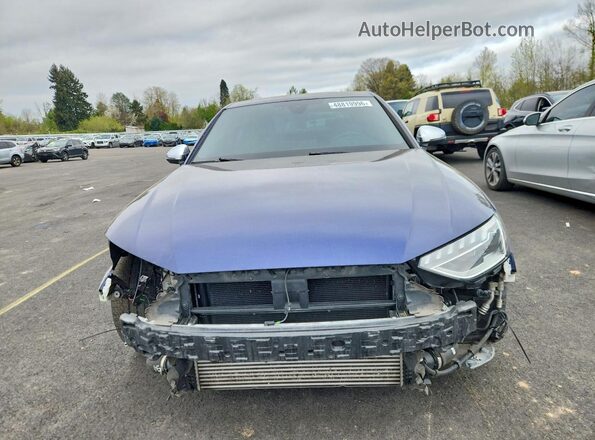 WAUC4AF42MA065141 2021 AUDI S4 Blue Դիմացի տեսք