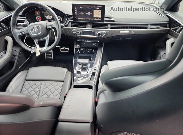 WAUC4AF42MA065141 2021 AUDI S4 Blue Առջևի վահանակի տեսք