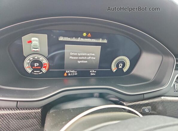 WAUC4AF42MA065141 2021 AUDI S4 Blue Սարքավորումների վահանակի տեսք