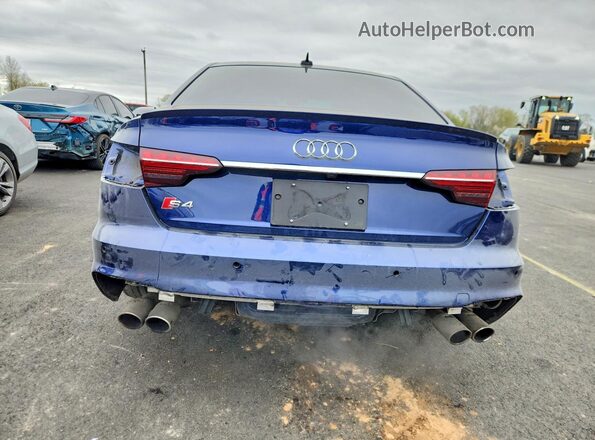 WAUC4AF42MA065141 2021 AUDI S4 Blue Հետևի տեսք