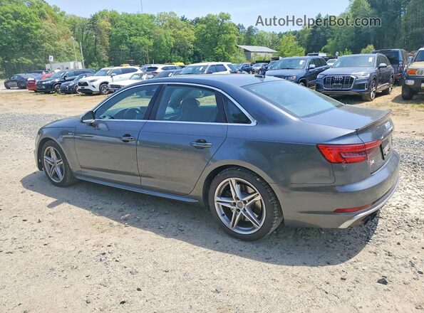 WAUC4AF44JA001386 2018 AUDI S4 Gray 