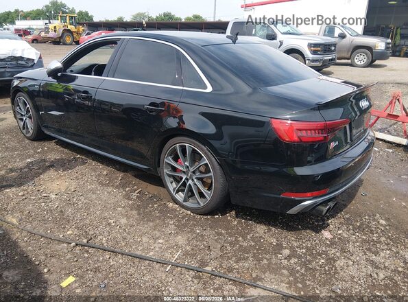 WAUC4AF44JA001470 2018 AUDI S4 Черный Задняя левая четверть