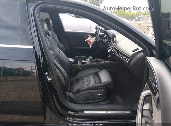 WAUC4AF44JA001470 2018 AUDI S4 Черный Вид салона спереди