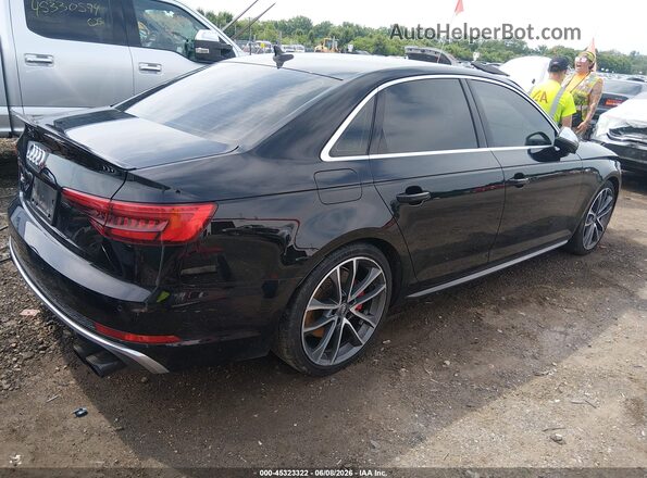 WAUC4AF44JA001470 2018 AUDI S4 Черный Задняя правая четверть