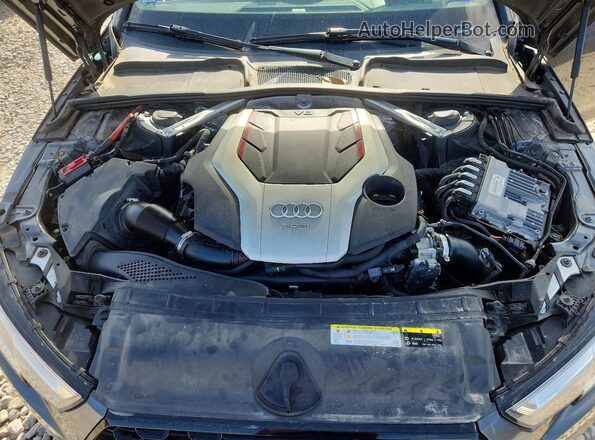 WAUC4AF45JA065520 2018 AUDI S4 Gray Вид задньої частини салону