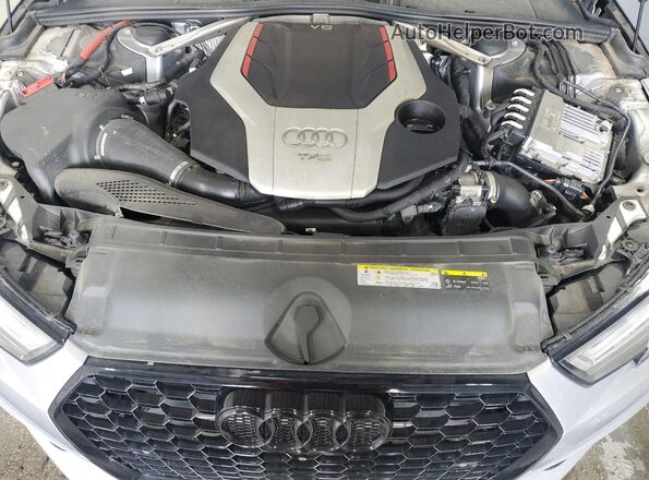 WAUC4AF46JA012454 2018 AUDI S4 Silver Սալոնի հետևի տեսք