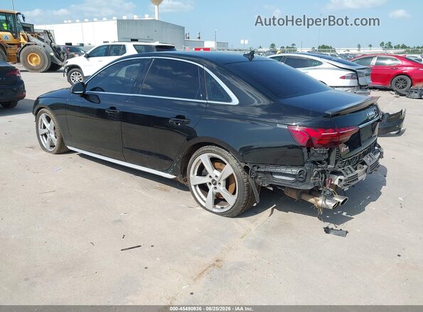 WAUC4AF49MA086858 2021 AUDI S4 Black Հետևի ձախ