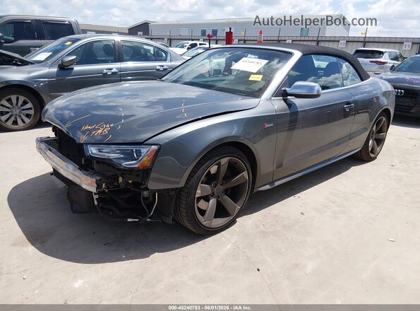 WAUC4AFH0GN003995 2016 AUDI S5 Gray Front left
