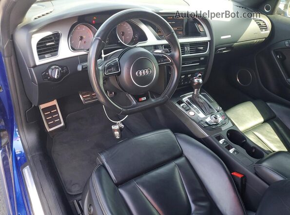 WAUC4AFH9HN000417 2017 AUDI S5 Blue წინა პანელის ხედი
