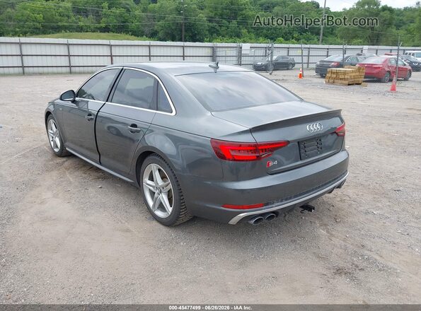 WAUC4BF49JA011871 2018 AUDI S4 Gray უკანა მარცხენა