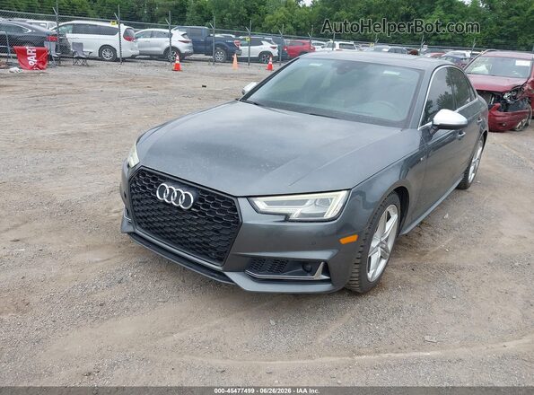 WAUC4BF49JA011871 2018 AUDI S4 Gray წინა მარცხენა ხედი სამი მეოთხედიდან