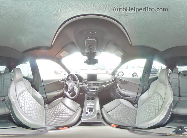 WAUC4CF51JA061324 2018 AUDI S5 Gray VIN კოდის სტიკერის ხედი