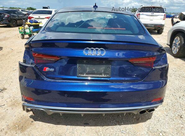 WAUC4CF51JA127371 2018 AUDI S5 Blue Rear view