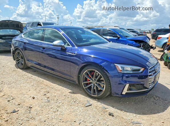 WAUC4CF51JA127371 2018 AUDI S5 Blue Front right