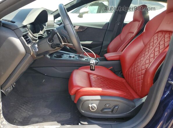 WAUC4CF51JA127371 2018 AUDI S5 Blue Front interior view