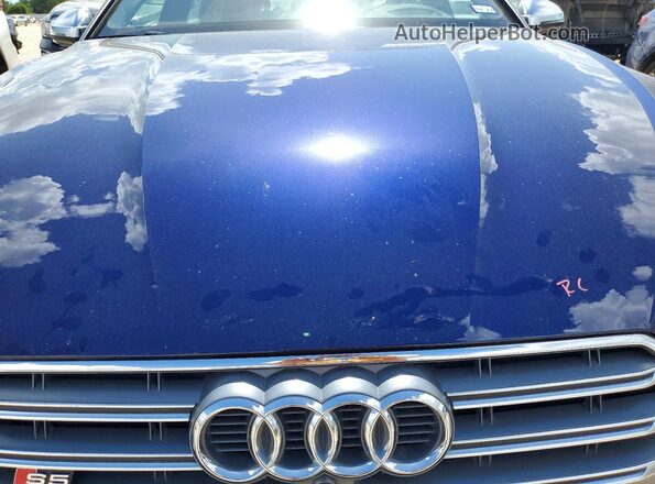 WAUC4CF51JA127371 2018 AUDI S5 Blue Rear interior view